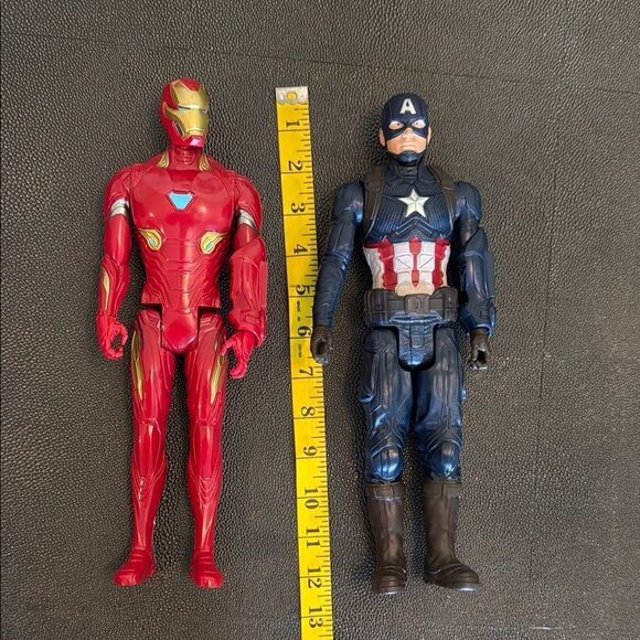 Marvel Iron Man and Captain America and Black Panther Action Figures 12inch - Picture 8 of 12